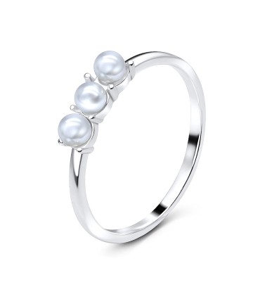 Pearl Silver Rings NSR-2909